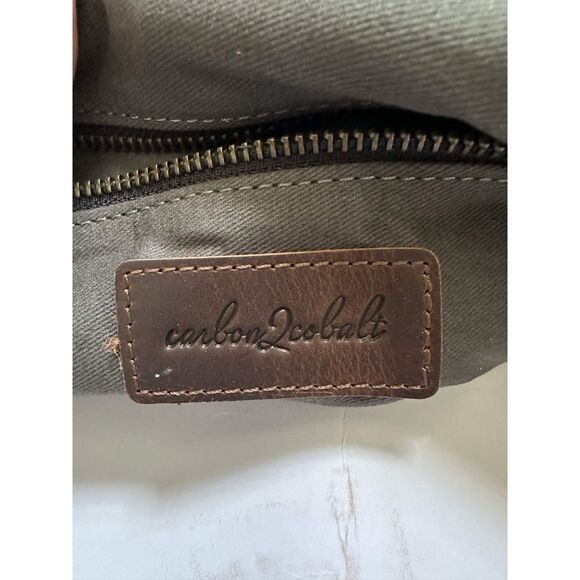 Carbon2Cobalt "All-In Bag" Leather Shoulder Bag- New Without Tags - Picture 4 of 5